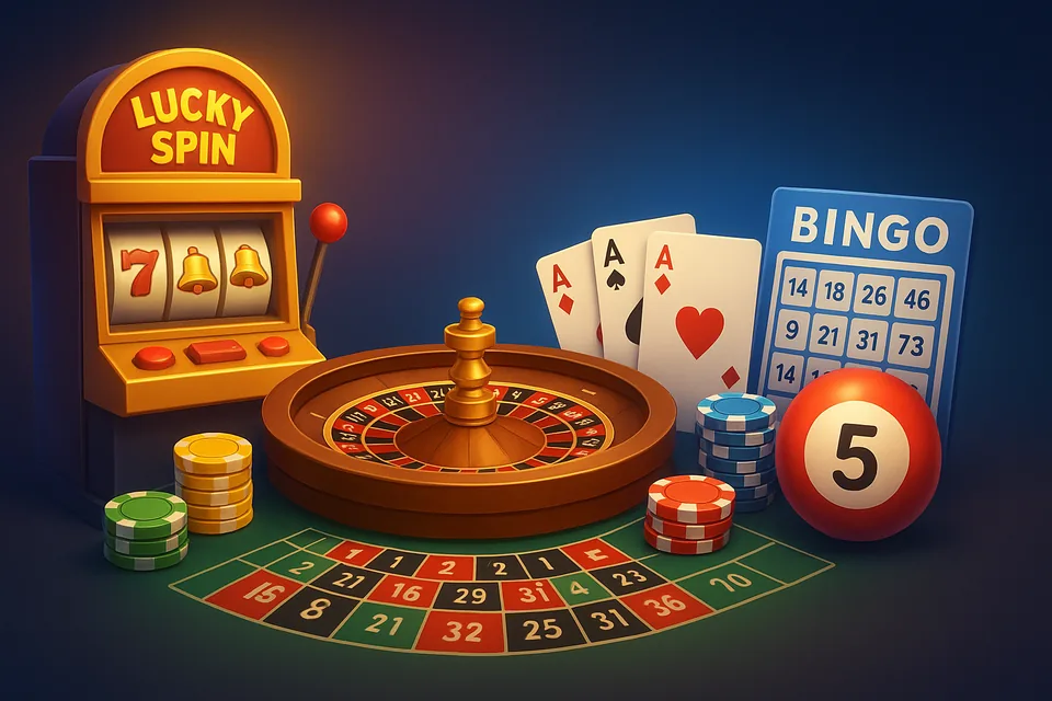 Lucky Spin casino games selection for players in India